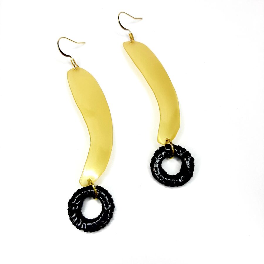 Gold & Black - Orecchini