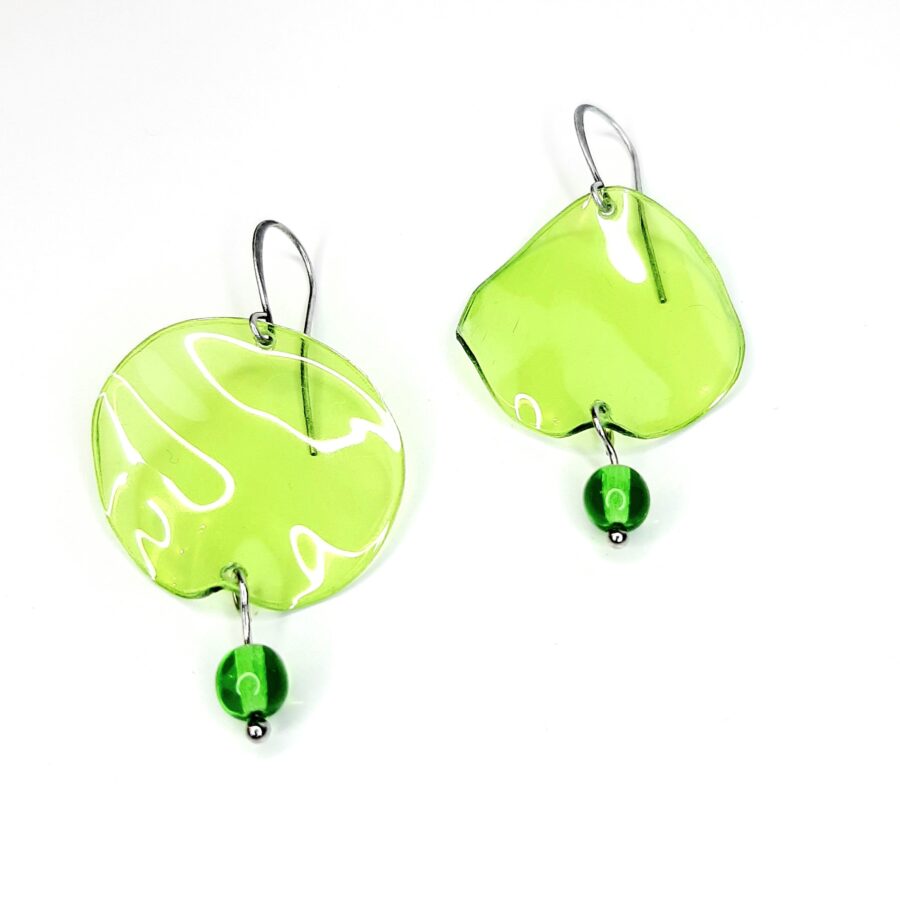 Green PETals - Orecchini